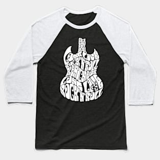 Guitar Baseball T-Shirt